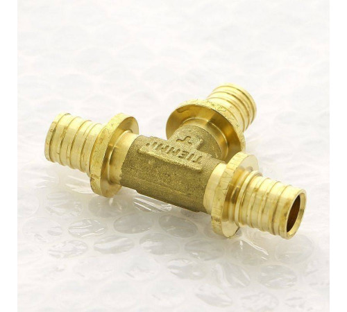 Тройник аксиальный Uni-Fitt 16 мм латунь 746G6660