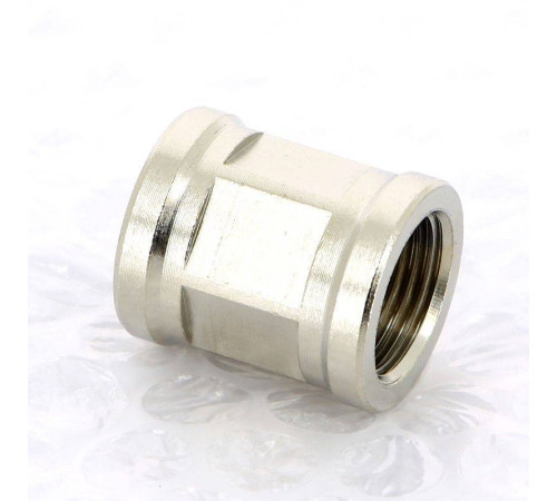 Муфта резьбовая Uni-Fitt никелированная ВР 3/8 602N1100