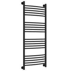 Полотенцесушитель водяной Сунержа Богема+ с полкой 500x1200 мм матовый черный 31-0221-1250