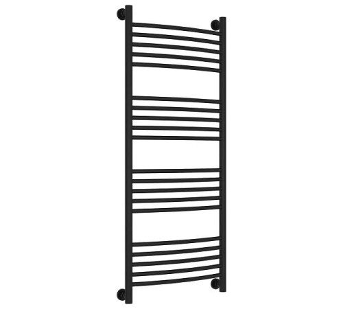 Полотенцесушитель водяной Сунержа Богема+ с полкой 500x1200 мм матовый черный 31-0221-1250