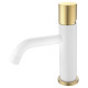 Смеситель для раковины Boheme Stick White Touch Gold 121-WG.2