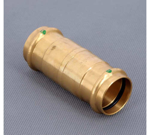Муфта надвижная пресс Viega Sanpress 35 мм бронза 124335