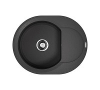 Кухонная мойка Omoikiri Sakaime 60E-BL Tetogranit 60x47 см черный 4993120