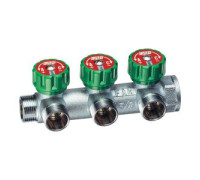 Коллектор регулирующий FAR 3/4 3 отвода M24x19 FK 3850 C34