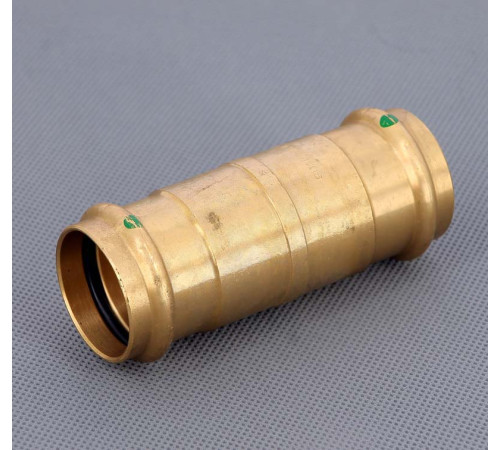 Муфта надвижная пресс Viega Sanpress 35 мм бронза 124335