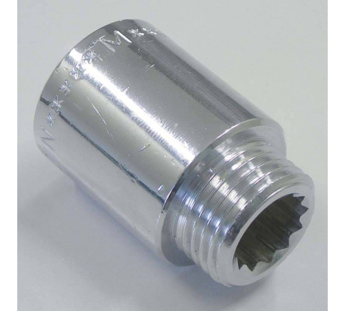 Удлинитель хромированный Tiemme 3/4 x 80 мм НВ 1500313