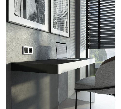 Выключатель жалюзи (черный матовый) W1124508