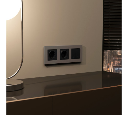 Выключатель жалюзи (черный матовый) W1124508