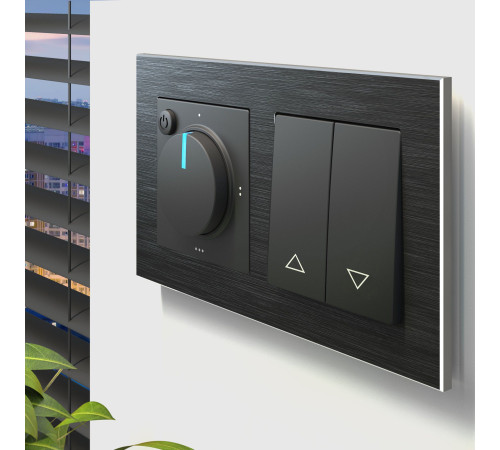 Выключатель жалюзи (черный матовый) W1124508