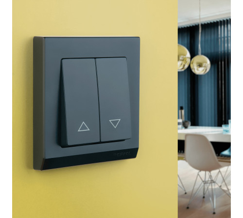 Выключатель жалюзи (черный матовый) W1124508