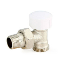Вентиль термостатический Uni-Fitt угловой HH 1/2 x 3/4 EK никелированный 167V2300