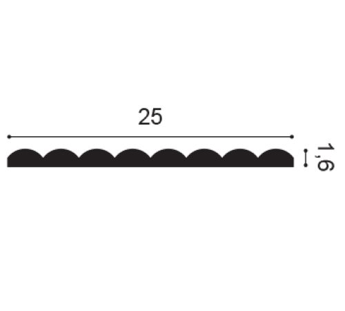 3D стеновая панель Orac Decor Hill 2000 x 250 мм W110
