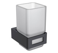 Стакан для зубных щеток подвесной Boheme Q черный 10944-B