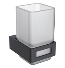 Стакан для зубных щеток подвесной Boheme Q черный 10944-B