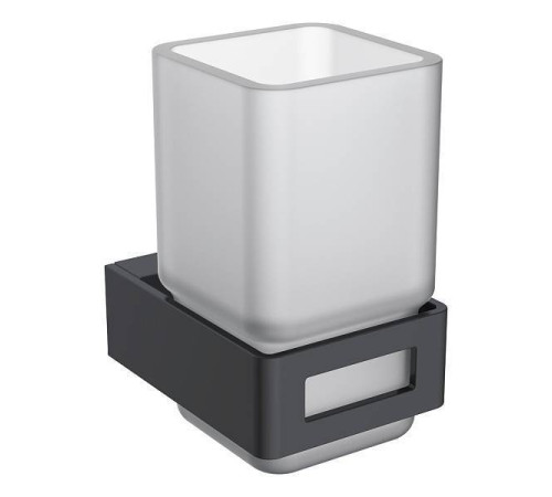 Стакан для зубных щеток подвесной Boheme Q черный 10944-B