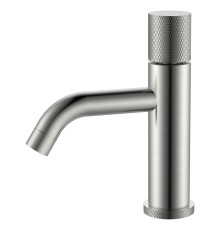Смеситель для раковины Boheme Stick Touch длина излива 13.5 см без донного клапана nickel brush 121-NB.2