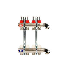 Коллекторная группа Uni-Fitt серия I 1 x 3/4 EK 8 выходов с расходомерами и вентилями 440I4308
