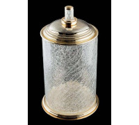 Ведро мусорное напольное Boheme Murano Cristal золото 10914-CRST-G