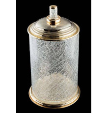Ведро мусорное напольное Boheme Murano Cristal золото 10914-CRST-G