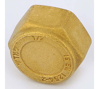 Заглушка латунная с внутренней резьбой Tiemme 1/2 1500058