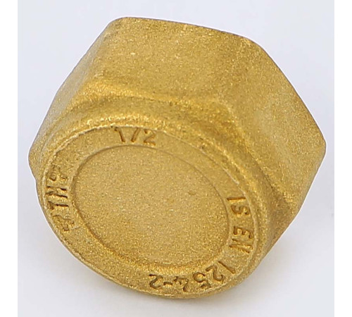 Заглушка латунная с внутренней резьбой Tiemme 1/2 1500058