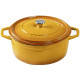 Кастрюля глубокая Hascevher Yeni Derin 24 см желтая A902524