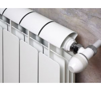 Радиатор биметаллический Atlant Bm 350 6 секций боковое подключение at35006g RAL 9016