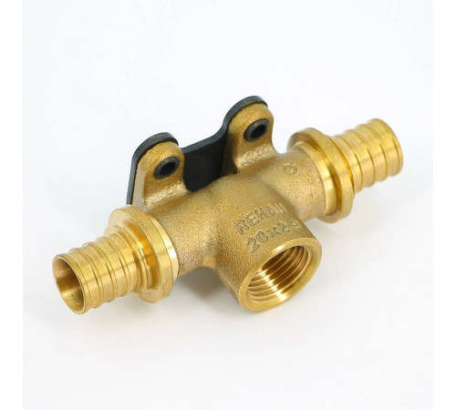 Водорозетка надвижная проходная REHAU RAUTITAN RX+ 20x1/2x20 ВР бронза 456294