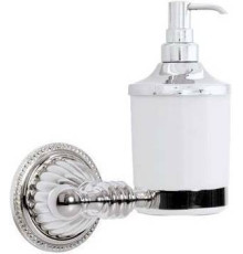Дозатор для жидкого мыла подвесной Boheme Hermitage хром 10397