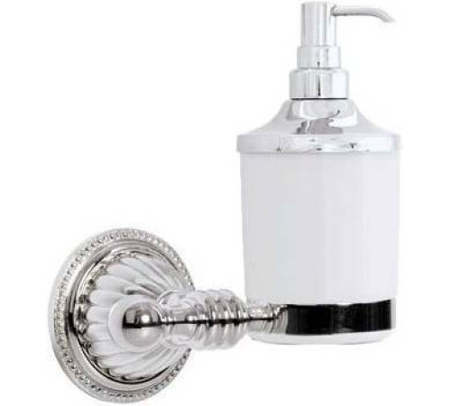 Дозатор для жидкого мыла подвесной Boheme Hermitage хром 10397