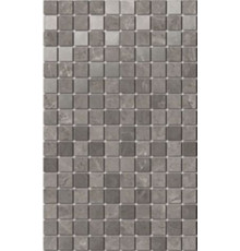 Декор Kerama Marazzi Гран Пале мозаичный серый 25х40 см MM6361
