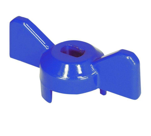 Ручка-бабочка LD Pride для крана 1/2-3/4 синяя 00.008.15