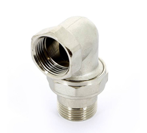 Разъемное соединение Tiemme 3/4 НВ угловое никелированное с прокладкой O-ring 1500244