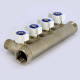 Коллектор с шаровыми кранами Uni-Fitt 3/4х1/2 4 выхода 40 мм 420N3240