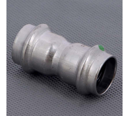 Муфта пресс Viega Sanpress Inox 22 мм нержавеющая сталь 436179