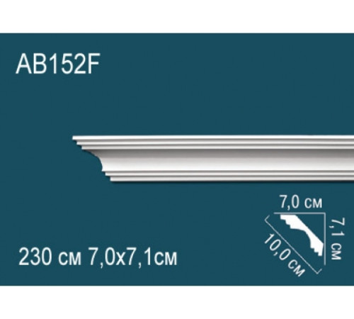 Карниз потолочный гибкий Perfect AB152F 240x240x2000 мм AB152F