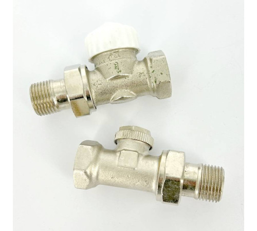 Комплект радиаторный прямой термостатический Duichi 1/2 НВ 192KIT22