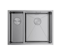 Кухонная мойка OMOIKIRI Taki 58-2-U/IF-R-IN 58,5x44 см нержавеющая сталь 4993767