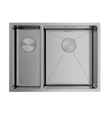 Кухонная мойка OMOIKIRI Taki 58-2-U/IF-R-IN 58,5x44 см нержавеющая сталь 4993767