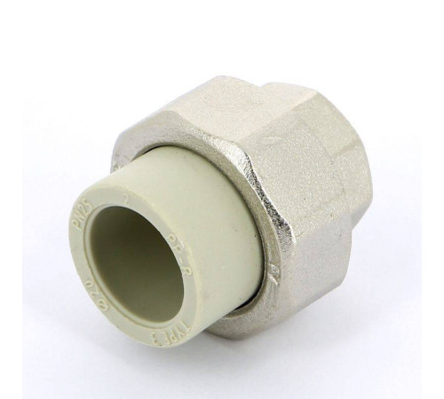 Муфта полипропиленовая FV-Plast разъемная с внутренней резьбой 20x1/2 236020