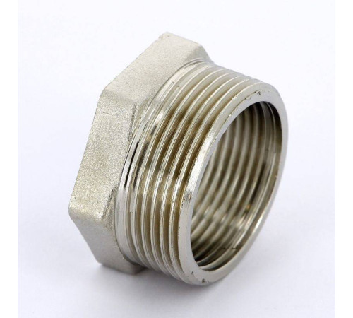 Футорка никелированная Uni-Fitt 1 1/4x1 1/2 НВ 604N6500
