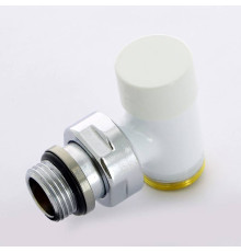 Вентиль обратный Carlo Poletti Compact угловой НН 1/2 x M24x19 белый V150211E