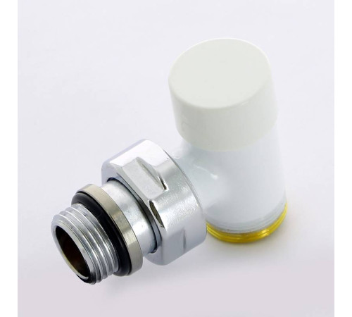 Вентиль обратный Carlo Poletti Compact угловой НН 1/2 x M24x19 белый V150211E