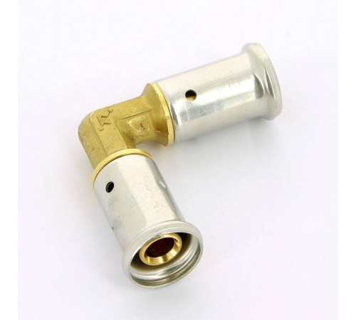 Угол пресс Henco 16x16 мм латунь 1P-1616