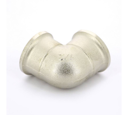 Угольник латунный никелированный Tiemme 1/2 ВР-ВР 1500133