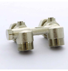 Узел радиаторный угловой с байпасом TIEMME 3/4х3/4х18 3390011