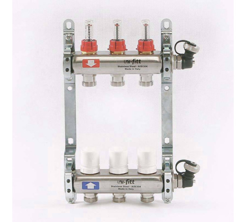Коллекторная группа Uni-Fitt 415S 1 x 3/4 EK 3 выхода 450I4303