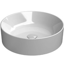 Раковина накладная круглая GSI Kube X 450х450 мм белый глянцевый 942711