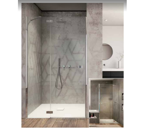 Дверь в нишу распашная правая Provex Combi 900х1950 мм 0090 CN 05 GL R