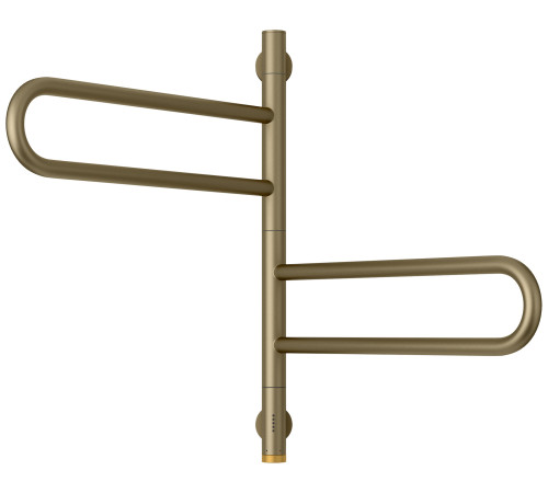 Полотенцесушитель электрический поворотный Сунержа Парео 4.0 535x567 мм золотой шелк матовый 32-0823-0567